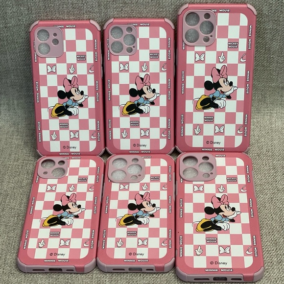 Minnie Mouse Leather Embossed Case in Pink Color - Picture 7 of 8